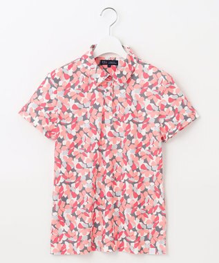 23区GOLF 【WOMEN】【吸水速乾・UVケア】ＳＡＫＵＲＡモチーフプリント 半袖シャツ ピンク系5