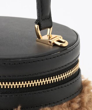 23区 VIOLAdORO エコムートン ショルダー バッグ ダークブラウン系