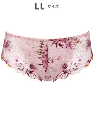 WACOAL サニタリーショーツ 【GOCOCi ゴコチ】 「普通~多い日」に対応 後ろまでしっかりカバー 羽付きナプキン対応 総レース 生理用ショーツ はきこみ丈あさめ レディース PGG198 /ワコール ピンク