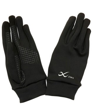 CW-X 【MEN】　メンズグローブ　ホット　保温　滑り止めつき　タッチパネル対応　/ワコール　HYO540 ブラック