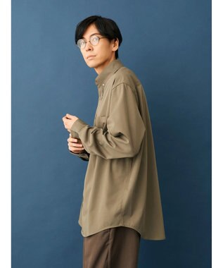 CRAFT STANDARD BOUTIQUE Ｔ／Ｒ　ＢＤシャツ Gray Beige