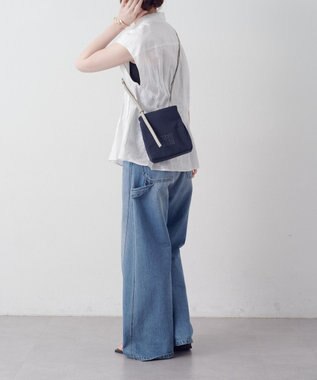 russet ナイロンミニショルダーバッグ(Z-235) Navy