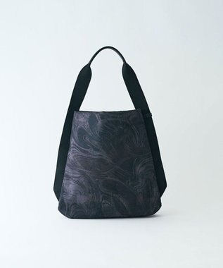 MIYABIYA LAQUOH マーブル墨流し ワンショルダーL カーキ