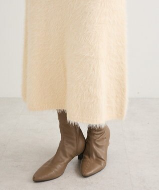 Green Parks ・Ｐｅｔｉｔ　Ｆｌｅｕｒ　シャギーマーメイドスカート Ivory