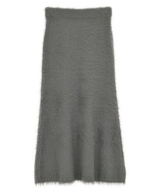 Green Parks ・Ｐｅｔｉｔ　Ｆｌｅｕｒ　シャギーマーメイドスカート Charcoal Gray