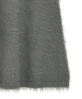 Green Parks ・Ｐｅｔｉｔ　Ｆｌｅｕｒ　シャギーマーメイドスカート Charcoal Gray