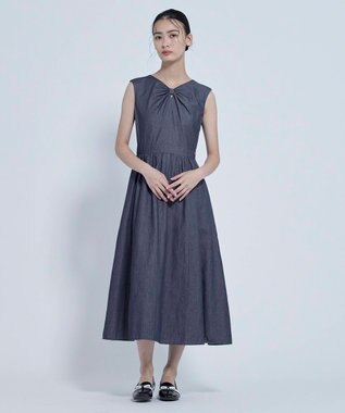 TOCCA 【WEB＆一部店舗限定カラーあり】RIBBON BOND DRESS ドレス ネイビー系
