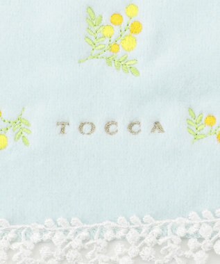 TOCCA BRING HAPPINESS LACE TOWELCHIEF レースタオルハンカチ スカイブルー系