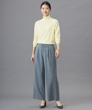 J.PRESS LADIES L 【ご好評につき新色追加！・WEB限定カラーあり・洗える】PRINCE タートルネック ニット レモンイエロー系