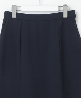 自由区 【セットアップ対応・UVカット・接触冷感・洗える】ライトストレッチフレア スカート ネイビー