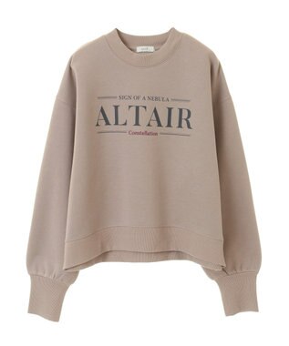 earth music&ecology アソートロゴショートスウェット Pink Beige