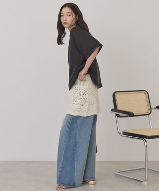 AMERICAN HOLIC シアーレイヤードプルオーバー Charcoal Gray