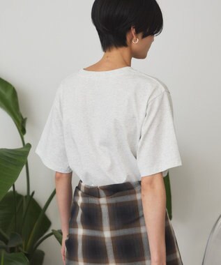 AMERICAN HOLIC 【マルチ機能】カレッジロゴＴシャツ Gray Mixture