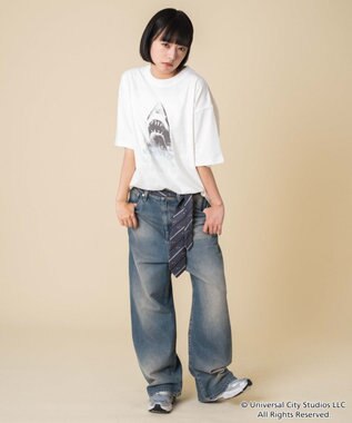WEGO 【新柄追加/JAWS/ユニセックス着用ITEM/SMLサイズ展開】JAWSグラフィックT（S） 柄3
