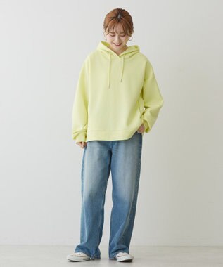 AMERICAN HOLIC フーディーポンチプルオーバー Light Yellow