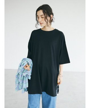 CRAFT STANDARD BOUTIQUE リングドットチュニック Black