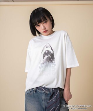 WEGO 【新柄追加/JAWS/ユニセックス着用ITEM/SMLサイズ展開】JAWSグラフィックT（S） 柄3