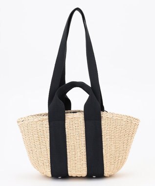 LA BAGAGERIE 【MONICA】ダブルハンドルかごバッグ アイボリー