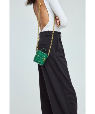 style code 【VerdeVari/ヴェルデヴァリ】コインパーツ付チェーンショルダーベルト KNOT CHAIN