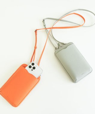 Atelier nuu côté スマホショルダー ファスナー