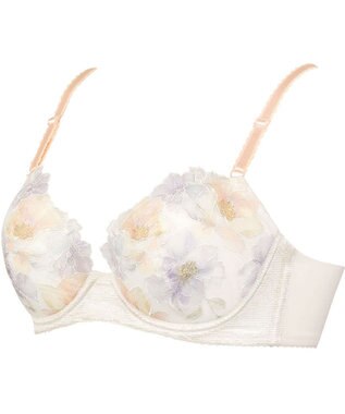 Wing ブラジャー バストとカップのすきまにフィット 自然にボリュームメイク ソフトなつけごこち 【スキマフィットブラ】 Aカップあり 小さいサイズ ブラ KB2364 ウイング／ワコール クリーム