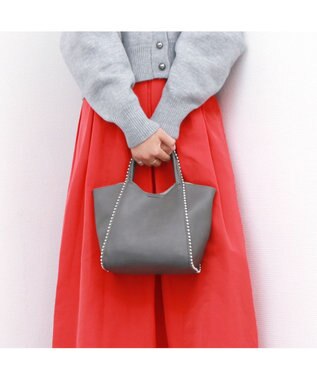 UNBILLION 【テレビ ドラマ着用アイテム】カシュカシュ cachecache / ボールチェーン2wayミニトートバッグ