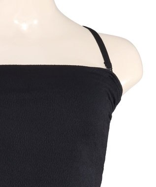 San-ai Resort（三愛水着楽園） 【WEB限定】ニットレーストップス付き4点セット水着 オフホワイト