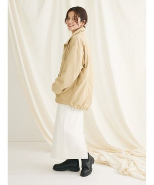 CRAFT STANDARD BOUTIQUE シェニールヤーンニットスカート Ivory