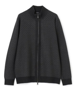 JOSEPH HOMME 【イージーケア】 ヴィスコースリンクス　ジップアップカーディガン グレー系