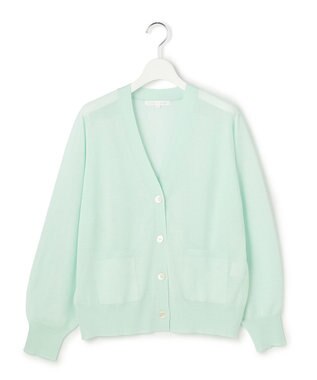 23区 【GOLD LABEL】プレシャスシアー カーディガン ミント系