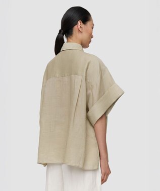 JOSEPH ラミーボイル　ショートスリーブブラウス　JUSTI Cactus