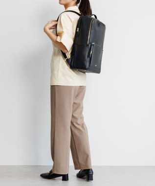 ACE BAGS & LUGGAGE Jewelna Rose ウェールズ リュック B4サイズ 15.6インチ収納 本革 11975 ジュエルナローズ ブラック