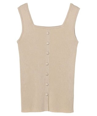 earth music&ecology リサイクルポリエステルブレンド２ＷＡＹタンクトップ Light Beige