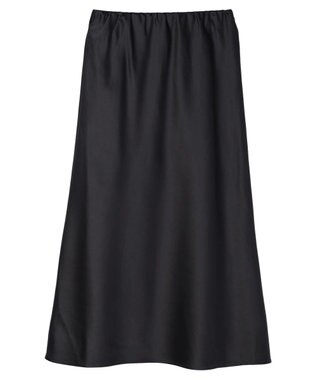 AMERICAN HOLIC イージーケアマーメイドサテンスカート Charcoal Gray