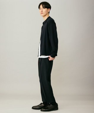 UNFILO MENS 【男女兼用】ソフトサーモ アンチピリングニット シャツ ネイビー