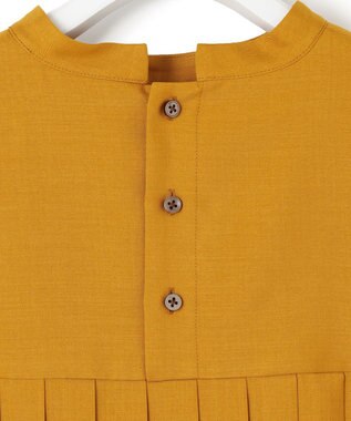 J.PRESS YORK STREET 【WOMEN】バックプリーツ ワンピース イエロー系