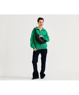 genten ゴートマキシ ボディバッグ マットブラック