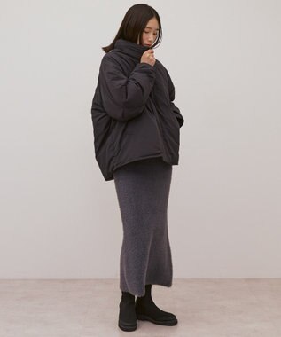 AMERICAN HOLIC ミドル丈モンスターコート Black