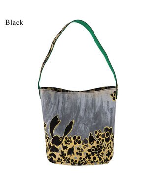 tsumori chisato CARRY レトロフラワー ブラック