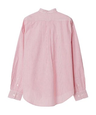 AMERICAN HOLIC 綿ブロードＢＩＧシャツ Stripe Red