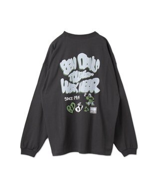 WEGO 【ユニセックス着用ITEM】別注ベンデイビスプランプロゴT（LS） スミクロ