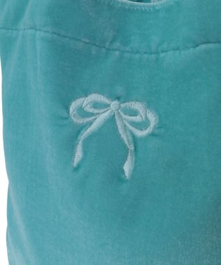 earth music&ecology 【WEB限定】ベロアトートバッグ Mint