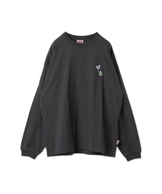WEGO 【ユニセックス着用ITEM】別注ベンデイビスプランプロゴT（LS） スミクロ