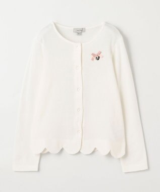 ANY KIDS 接触冷感 UVケア カーディガン エクリュ