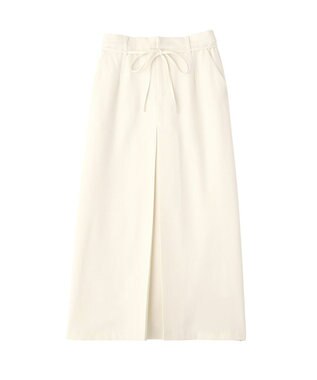 CRAFT STANDARD BOUTIQUE フロントタックロングスカート Ivory