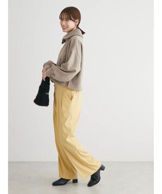 Green Parks ・ＥＬＥＮＣＡＲＥ　ＤＵＥ　スエードポンチハーフＺＩＰ Gray Beige