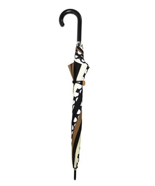 +RING レディース向け プラスリング 長傘 60cm BLK/BGE T1346 黒