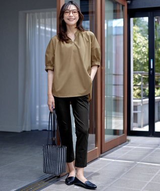 Tiaclasse 【日本製・洗える】ロイカジョガーパンツ ブラック