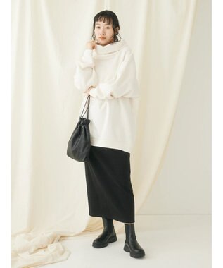 CRAFT STANDARD BOUTIQUE 【男女兼用】裏起毛タートルスウェット Ivory