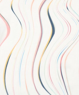 Paul Smith Summer Swirl プリント スカーフ オフホワイト